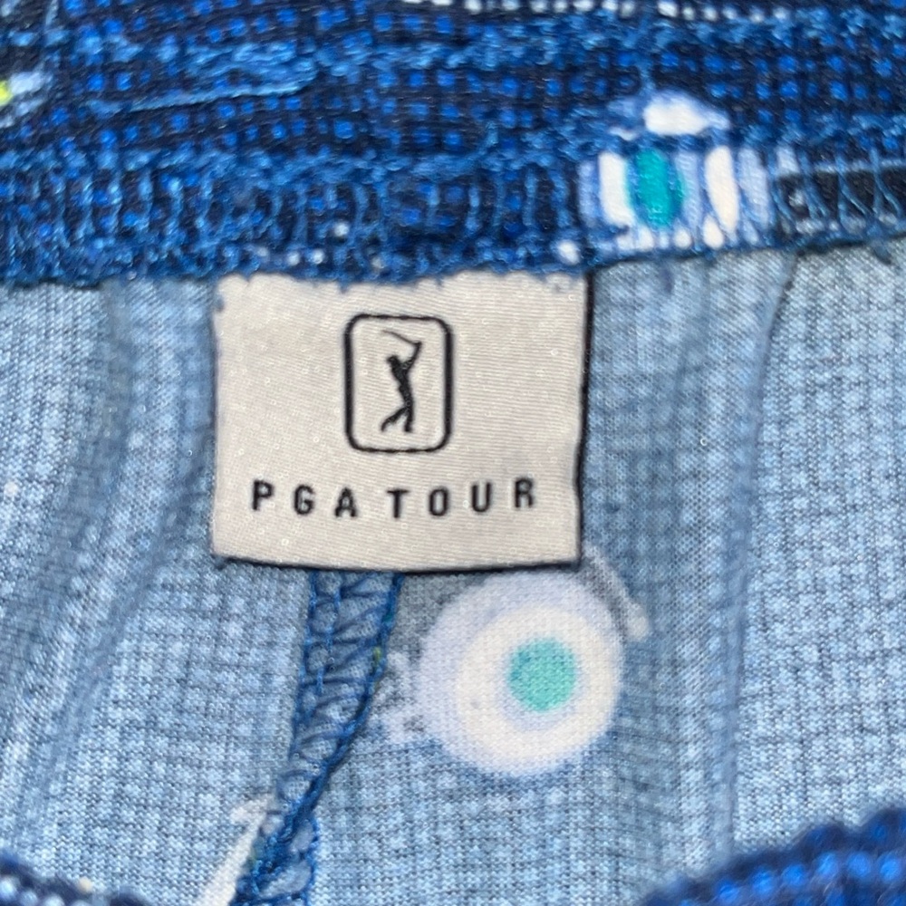 PGA TOUR Men's Golf Cart Pajama Pjs Lounge Pants Blue Size Large Soft - Picture 8 of 9